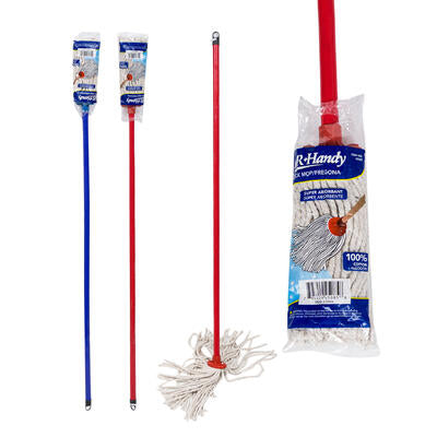 deck mop 5oz.w wooden handle 2 -- 36 per case
