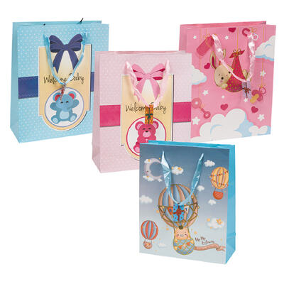 gift bag med baby design -- 72 per case
