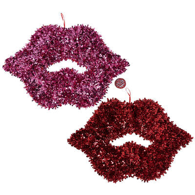 decor 22 tinsel lips 2asst -- 24 per case