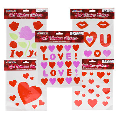 window gel sticker 25pc 7.4 he -- 48 per case