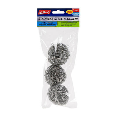 scourers 3pkstainless steel -- 30 per case