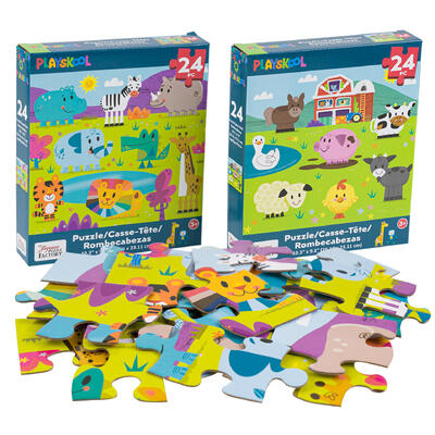 puzzle 24pc playskool 2asst -- 24 per case