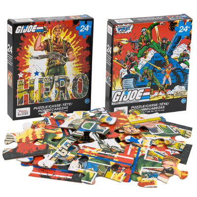 puzzle 24pc retro g.i.joe 2ass -- 24 per case