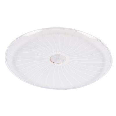 serving tray 13.4 rnd plstc -- 36 per case