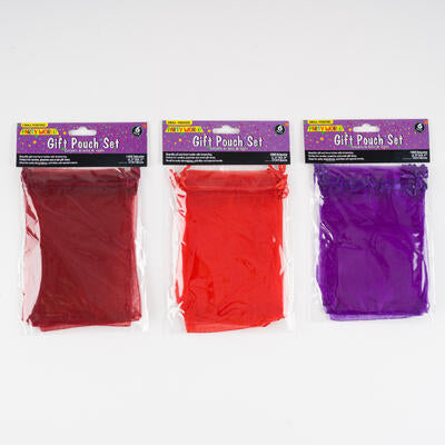 gift pouch set 6pc small w dra -- 48 per case