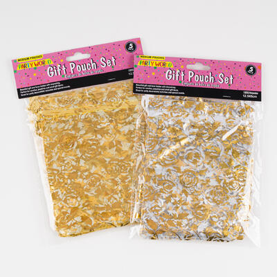 gift pouch set 5pc med rose w -- 48 per case