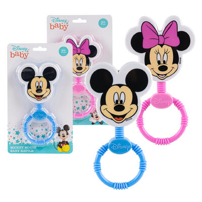 rattles mickey minnie 2ast -- 24 per case