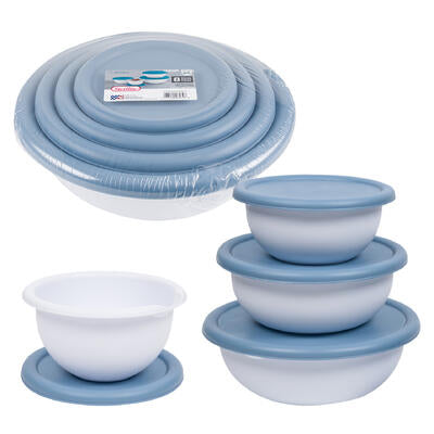 sterilite 8-piece bowl set -- 6 per case