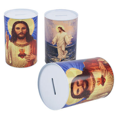 saving bank 6 tin jesuschrist -- 24 per case