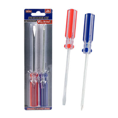 screwdriver set 2pc 6 l -- 48 per case