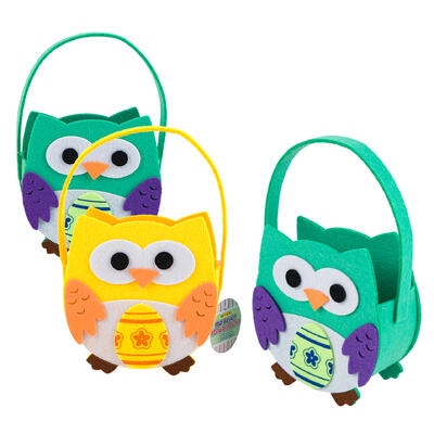 easter basket 8.5 owl 2ast -- 36 per case