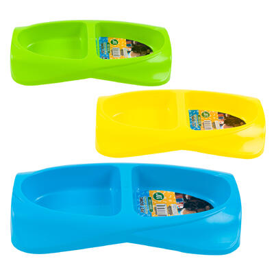 pet bowl 10 2section plstc a -- 48 per case