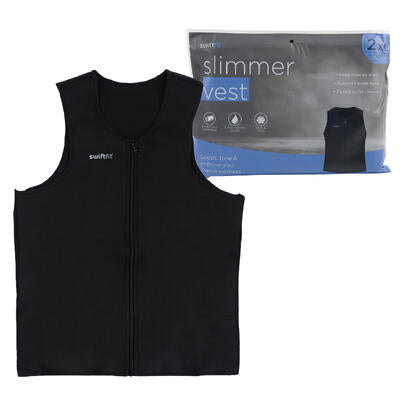 slimming vest 2xl men blk -- 20 per case