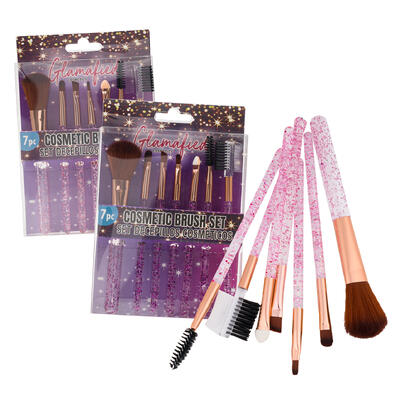 cosmetic brush set 7pc 2ast cl -- 24 per case