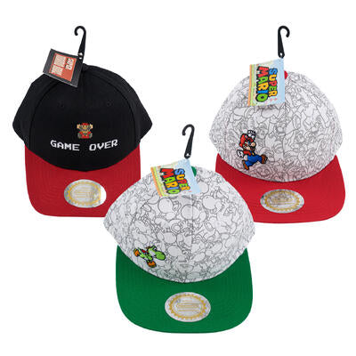 cap 14yr snapback supermario -- 10 per case