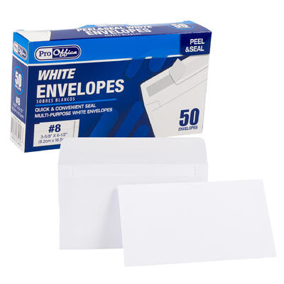 envelope 50ct 3 5 8 x6 1 2 pee -- 24 per case