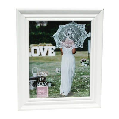 photo frame- 8 x10 - white -- 24 per case