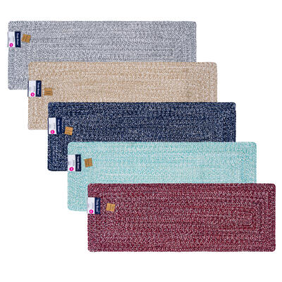 bath mat 18 x54 cotton braided -- 10 per case