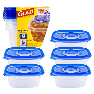 food container 5pk 24oz soup s -- 6 per case