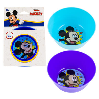 bowl 2pk disney mickeymouse -- 2 per box
