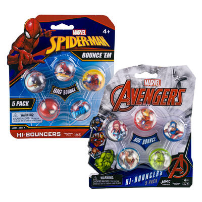 toy 5pk hi-bouncers mvl spider -- 24 per box