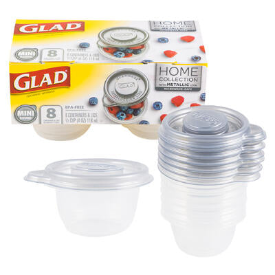food container set 8pk 4ozmini -- 12 per case