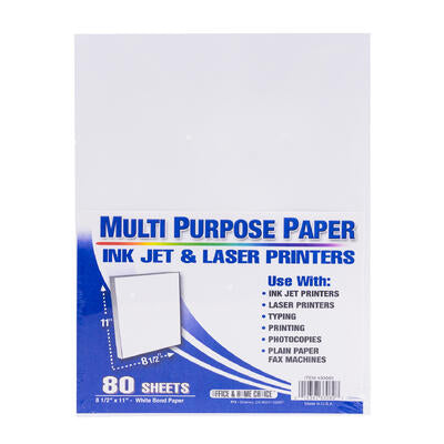 paper 80 ct 8.5x11 multipurpo -- 36 per case – Dollaritem.com
