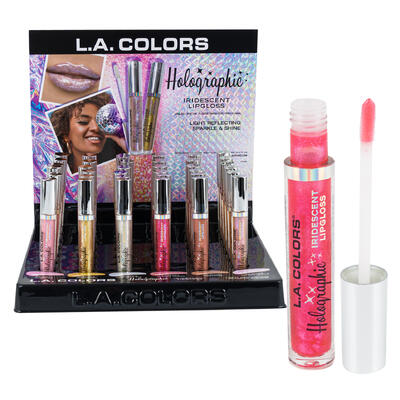 lipgloss 6 asst holographic la -- 36 per case