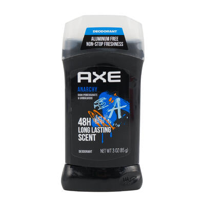 deodorant 3.0 oz anarchy axe -- 12 per case