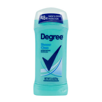 deodorant 2.6oz shower clean d -- 12 per case