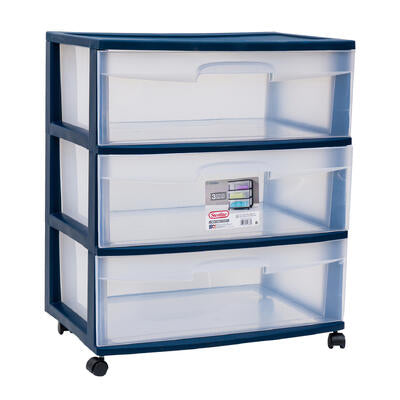 drawer x3 clear blue sterilit -- 1 per case