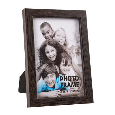 photo frame 4x6 brown-mdf -- 48 per case
