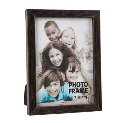 photo frame 5x7 brown-mdf -- 48 per case