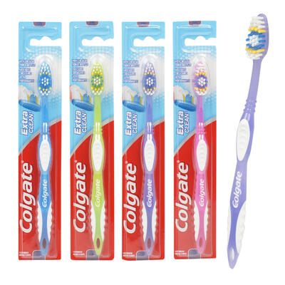 colgate extra clean toothbrush - asst firm -- 72 per case
