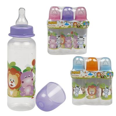 3 pack easy grip baby bottle -- 48 per case