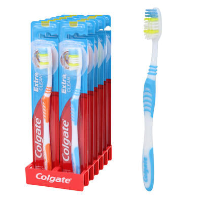 colgate extra clean toothbrush display - asst -- 120 per case