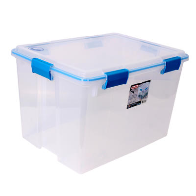 sterilite 80qt gasket storage box -- 4 per case