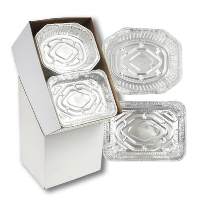 oval and rectangular foil roaster pan -- 100 per case