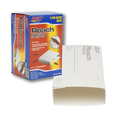 pic roach prison glue trap 2-pack -- 12 per case