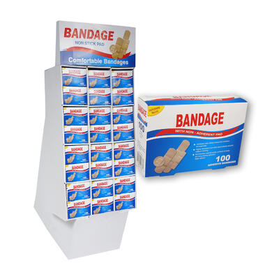 bandage 100ct in floor display -- 144 per case