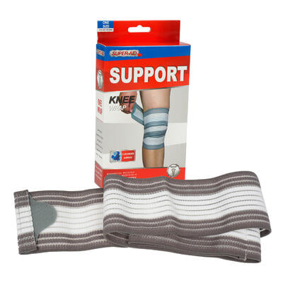 gray sports knee wrap brace -- 36 per case