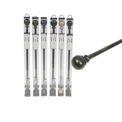 elegany home collection orb drapery rod set -- 12 per case