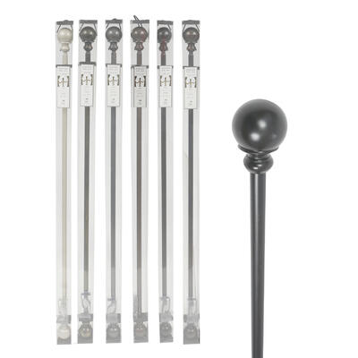 orb curtain rod- 48 -84 - 6 assortments -- 12 per case