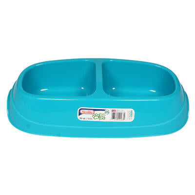 sterilite double pet dish- turquoise -- 6 per case