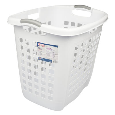 sterilite easy carry hamper- white -- 4 per case