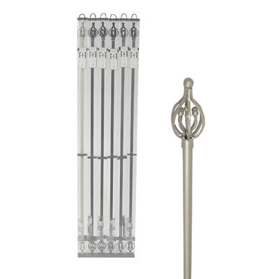 elegany home collection baleno drapery rod set -- 12 per case