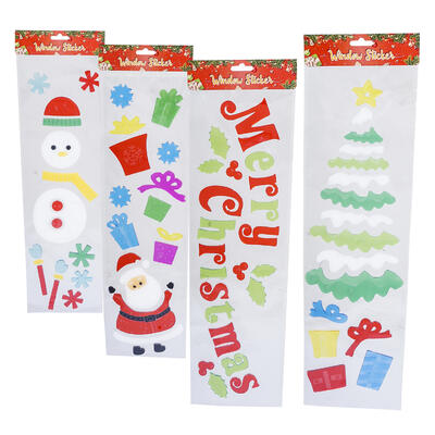 merry christmas gel decor- 7.28 l -- 72 per case