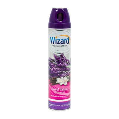 wizard sweet vanilla lavender air freshener-10oz -- 12 per case