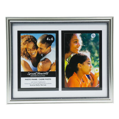 photo frame- 8 x10 - silver -- 12 per case