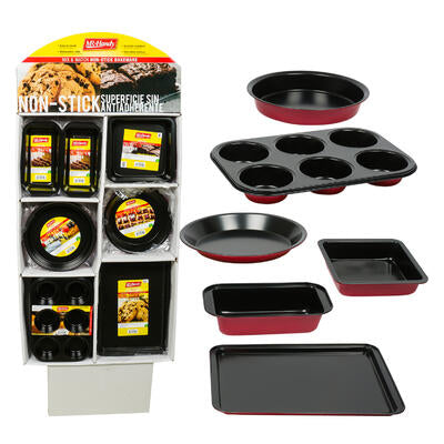 mr. handy classic cooks bakeware- red- 6 asst. -- 96 per case